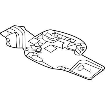 Mopar 55057326AC RETAINER-Overhead Console
