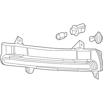 Mopar 55112721AB HEADLAMP-Park And Turn Signal