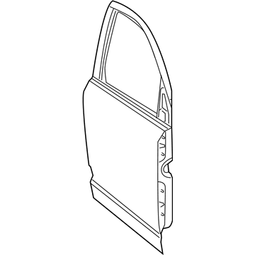 Mopar 68067470AG Door-Front