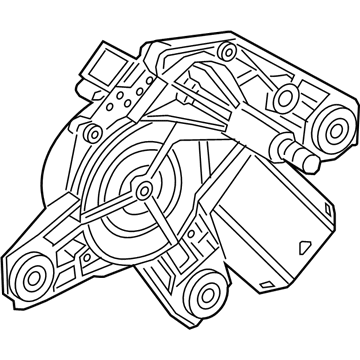 Mopar 68266539AA Motor-LIFTGATE WIPER