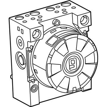 Jeep Compass ABS Control Module - 68357599AA