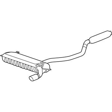 Mopar 68142881AE Exhaust Muffler And Resonator