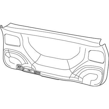 Mopar 6AV27HL1AE Panel-LIFTGATE