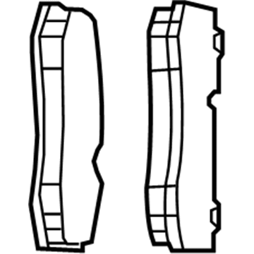 Mopar 68144213AA Front Disc Brake Pad Kit