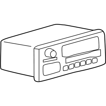 Mopar 5064335AJ Radio-AM/FM/CASSETTE With Cd Cont