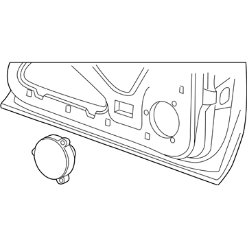 Mopar 56043147AA Speaker-Front TWEETER