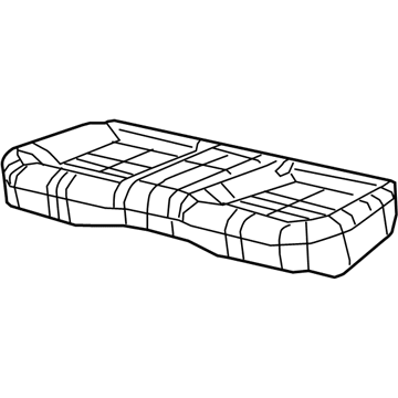 Mopar 5ZC43DX9AA Rear Seat Cushion Cover