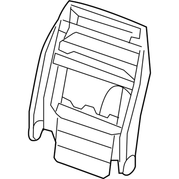 Mopar 4610144AC Frame-Front Seat Back