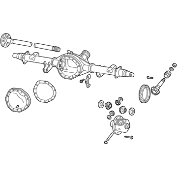 Mopar 68158408AA Axle-Service Rear