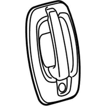 2019 Ram ProMaster 3500 Door Handle - 5RJ91JXWAB