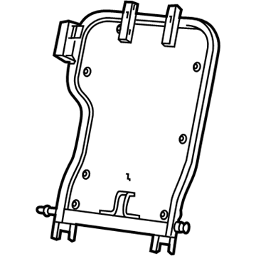 Mopar 68270255AA Frame-Rear Seat Back