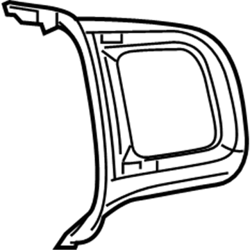 Mopar 5SJ34GDLAA Bezel-Steering Wheel