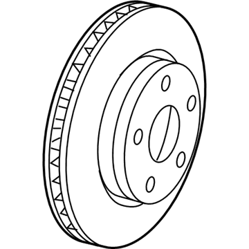 2017 Jeep Cherokee Brake Disc - 68242650AB