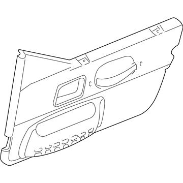 Mopar 5DY641J3AD Panel-Door Trim