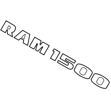Ram 1500 Emblem - 68448647AB