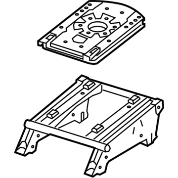 Mopar 5SG65LXBAA Swivel-First Row Seat Cushion