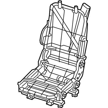 Mopar 68237017AA Foam-Front Seat Back