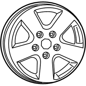 Mopar 1UC54S4AAB Steel Wheel Center Cap