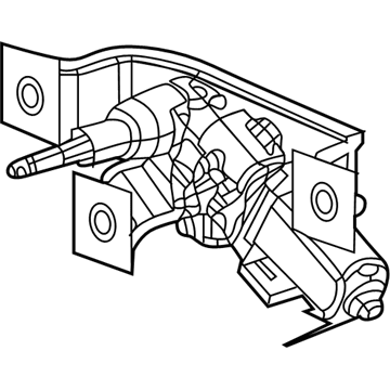 2019 Jeep Cherokee Wiper Motor - 68286799AA