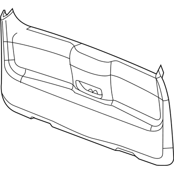 Mopar 1DH27ZJ3AB Panel-LIFTGATE Lower