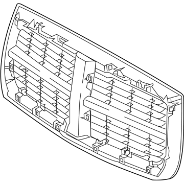 Mopar 55112506AC Grille-Radiator