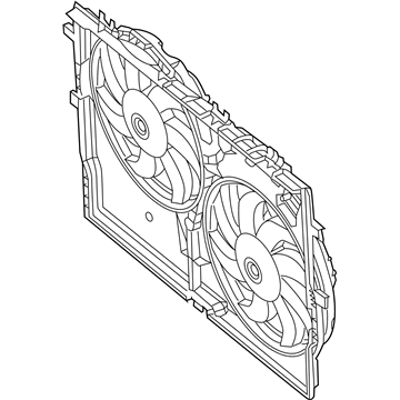 Mopar 68189000AB Fan MODUL-Radiator Cooling