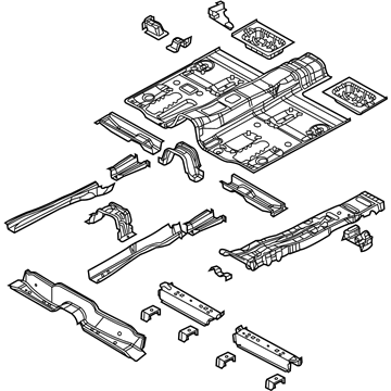 Mopar 5067837AO Pan-Front Floor