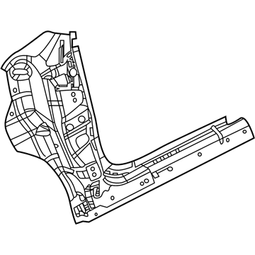 Mopar 68324162AF Reinforce-Body Side Aperture Front