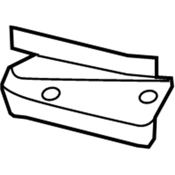 Mopar 55372934AD Guard-Fender