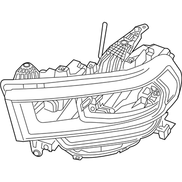 Mopar 68406277AC Headlamp