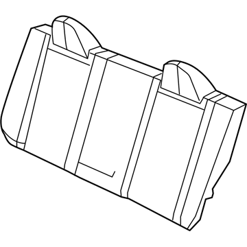 Mopar 1FU781D5AA Seat Back-Rear