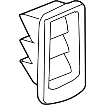 Mopar 55055536AB EXHAUSTER-Interior Trim Panel