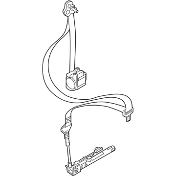 Mopar 5VW71GTVAA BELTASSY-RETRACTOR