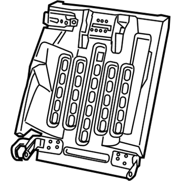 Mopar 68084454AC Frame-Rear Seat Back