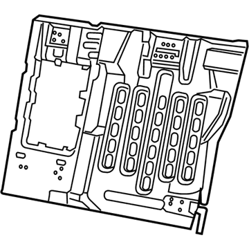 Mopar 68084451AC Frame-Rear Seat Back