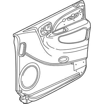 Mopar SK341D5AI Panel-Front Door Trim