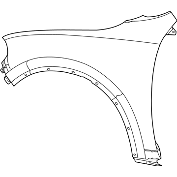 Mopar 55369735AC Fender-Front