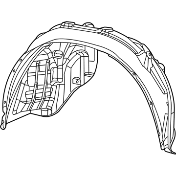 Mopar 57010369AH SILENCER-WHEELHOUSE Inner