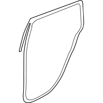 Mopar 55399215AF WEATHERSTRIP-Rear Door Opening