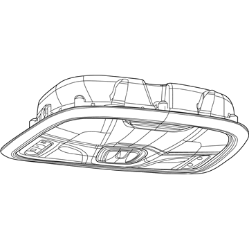 Mopar 5YB61PS4AD Console-Overhead