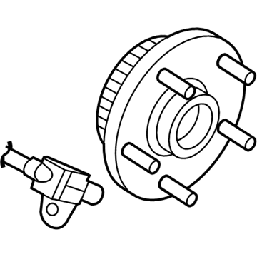 Mopar 68267298AA Front Brake Hub And Bearing