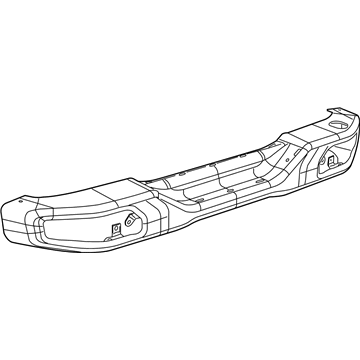 Mopar 68195897AB Bumper-Rear