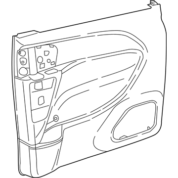 Mopar 5RP712D2AH Sliding Door Trim