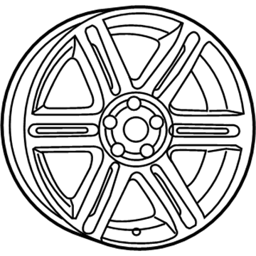 Mopar 6EJ75RNWAB Aluminum Wheel