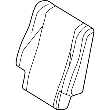 Mopar 5RV04HL1AA Rear Seat Back 2Nd Row Cover