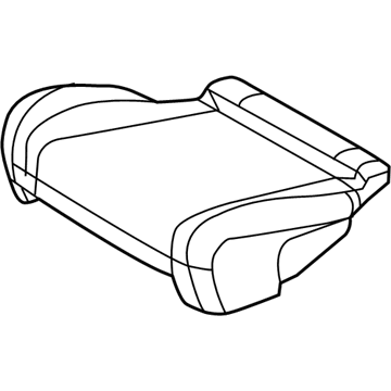 Mopar 5RV06DX9AA Rear Seat Cushion Cover Right