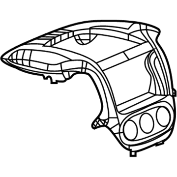 Mopar 5YC33JXWAA Bezel-Instrument Panel