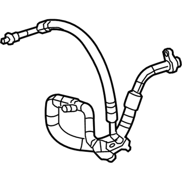 Jeep Cherokee A/C Hose - 68213159AE