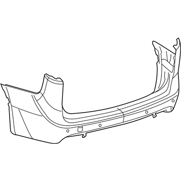 Mopar 68312627AD Rear Bumper Cover