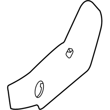 Mopar 5LJ26HL1AA Shield-Driver OUTBOARD